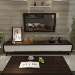 莱伯蕾现代简约实木电视柜组合小户型客厅家具地柜电视机柜储物柜