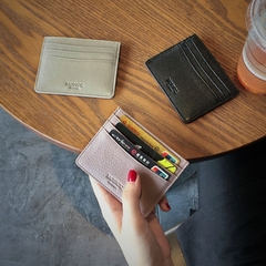MOERCC韩版真皮小卡包女式韩国简约超薄信用卡套迷你牛皮卡片包