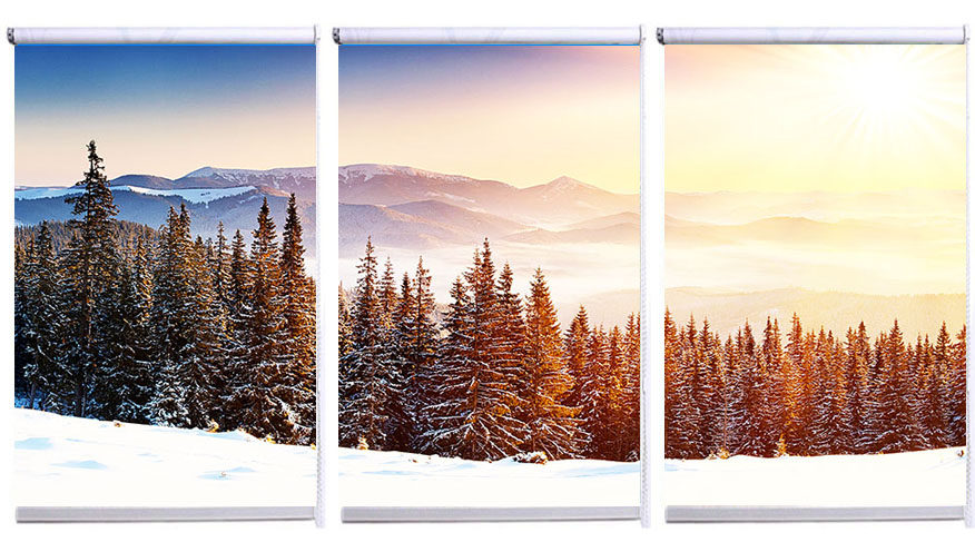 定制窗帘画可水洗风景卷式卷帘装饰画名盛书房定制窗帘