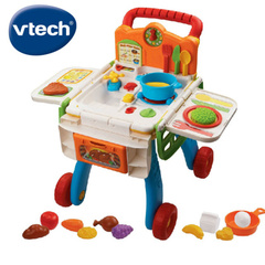 伟易达Vtech 厨房购物车 过家家厨房玩具套装 早教益智玩具