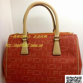 正品代购 FION菲安妮女包 FRAJ-BLK15A\/PIK