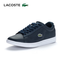 LACOSTE/法国鳄鱼女鞋 16秋冬新品低帮休闲鞋小白鞋CARNABY BL 1