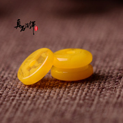 Chicken yellow resin synthesis high like beeswax beeswax spacer loose beads spacer beads DIY bead Bodhi blending isolation accessories