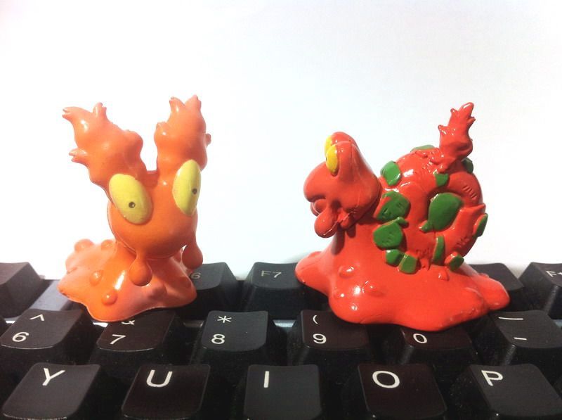 神奇宝贝宠物小精灵玩偶公仔玩偶摆件模型 熔岩虫 熔岩蜗牛