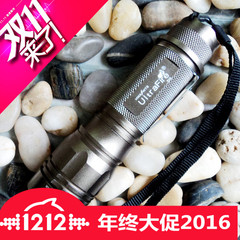 包邮新款L2强光手电筒 CREE XML-L2伸缩调焦5档26650香槟色S10