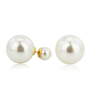 Mu-Mu-fantasy Korean fashion jewelry faux Pearl Earrings women''s earrings temperament before and after women, Japan and South Korea exaggerated 836