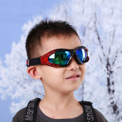 爱雪户外 男女单层滑雪镜儿童防紫外线单层雪镜
