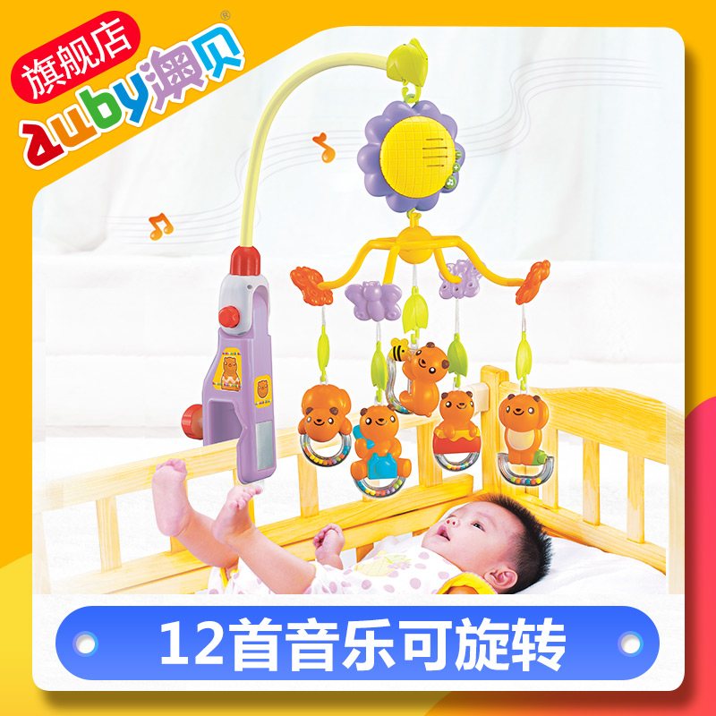 【适用新生儿】澳贝 婴幼儿玩具 小熊之家音乐旋转床铃 安抚哄睡产品展示图3