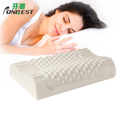 芬璐天然泰国原液乳胶枕头硅胶枕颈椎枕护颈枕成人橡胶枕头枕芯