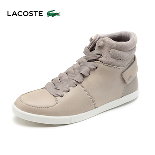 法國gucci皮帶 LACOSTE 法國鱷魚女鞋 秋冬系帶牛皮歐美高幫純色休閑鞋 CORLU 2 gucci