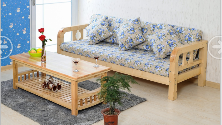 新款全实木沙发家具 组合沙发 简约现代 圆弧扶手欧式组合沙发
