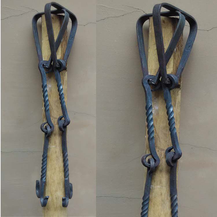 扁担铁挂钩  挑水担钩 纯铁挂钩 铁钩子 实木扁担 竹扁担