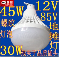 电瓶车地摊灯12Vled夜市灯超亮LED灯泡48v60v24v电动车畜电池照明