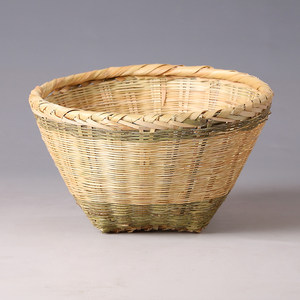 纯手工竹编大号淘米箩米篓 水果篮 竹篮 竹匾 竹制筛子 竹编篓