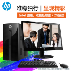 HP/惠普 251-220cn台式机电脑 奔腾四核4G内存家用游戏台式机全套