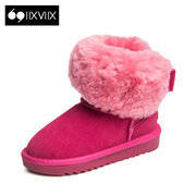 IIXVIIX2015 new winter snow boots with comfortable leather bow hair shoes SN54130754