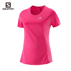 Salomon 萨洛蒙女款户外跑步速干T恤 AGILE SS TEE W