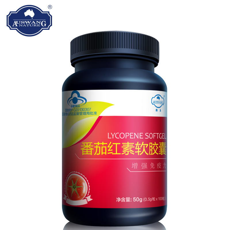 AUSWANG NATURE 澳王 番茄红素软胶囊 0.5g/粒*100粒产品展示图1