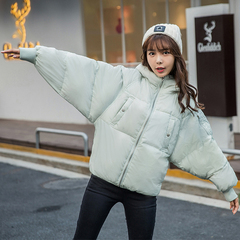 xcc2016新款韩版防风连帽甜美保暖面包羽绒服女短款加厚学生宽松