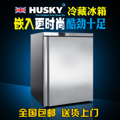 哈士奇 HUS-B1A 小冰箱单门冷藏冰箱 整体厨房不锈钢嵌入式小冰箱