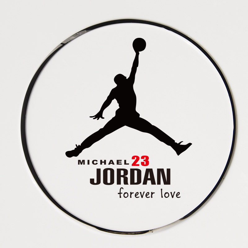 nba飞人乔丹 23号 油箱盖贴 篮球 汽车贴纸 个性反光车贴 jordan