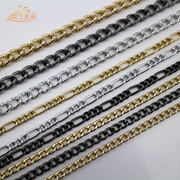 Yan LAN DIY accessories aluminum chain chain chain chain of clothing accessories bag silver waist chain bag chain
