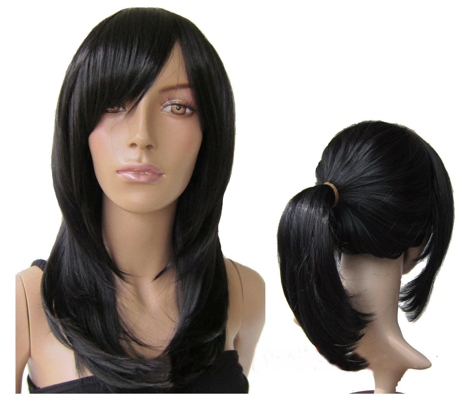 Heat Resistent Long Black Straight Cosplay Party Hair Wig Nain the Hair Care/Wig , Wig , Whole wig category - from Buy2taobao.com to provide professional Taobao agent buy service