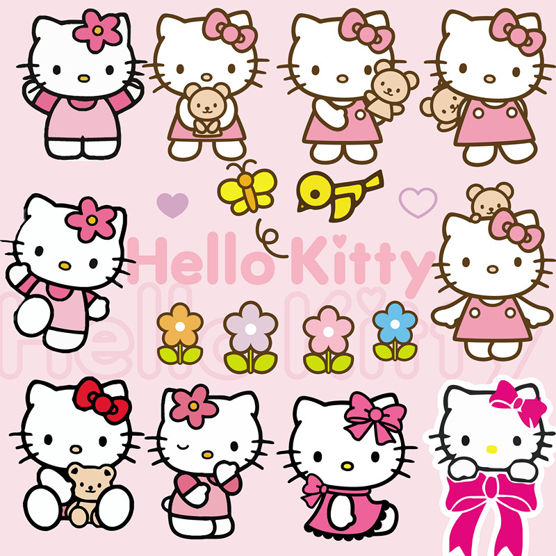 kitty猫图片 卡通图片,kitty猫图片 壁纸 p0409高清ps设计素材卡通凯蒂猫图案hellokittypsd
