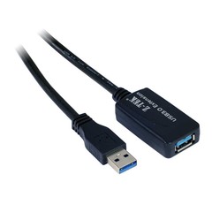 Z-TEK 力特 USB3.0延长线 5米 USB3.0信号放大线 内置芯片 ZE610