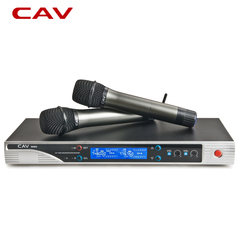 CAVKV-880话筒 CAV音响专业无线麦克风一拖二舞台演出专业U段话筒
