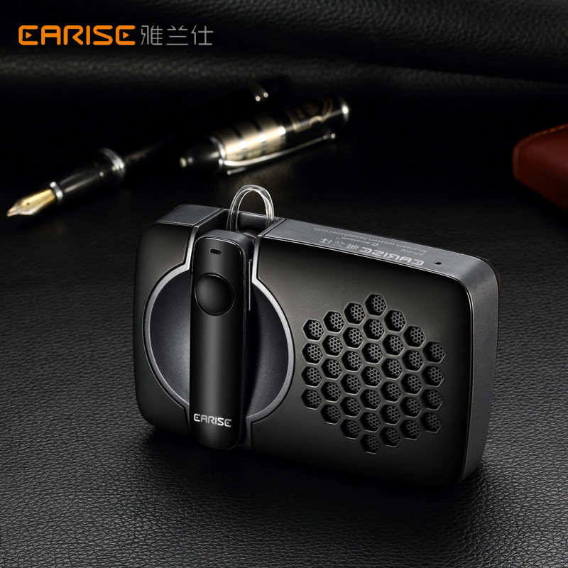 earise/雅兰仕 f3 无线蓝牙耳机4.0车载免提通话立体声太阳能音箱