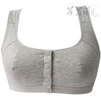 品牌 薄款妈妈婆婆奶奶中<em>老年人</em>前扣扣子<em>文胸</em>