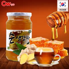 国际牌蜂蜜生姜茶 韩国进口水果茶冲饮品560g 韩国风味蜜炼酱果茶