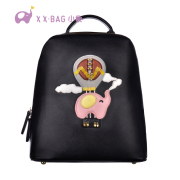 Little elephant bags shoulder bags women bag 2016 new Korean fresh casual cute cartoon collage Pack Chao 1942