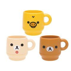 [娜宝贝]Rilakkuma 轻松熊保温耐热水杯(可微波)。三款可选