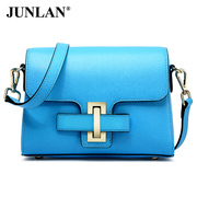 Chun LAN genuine 2015 fall/winter new style handbag street fashion ladies square bags leather shoulder bag Messenger bag