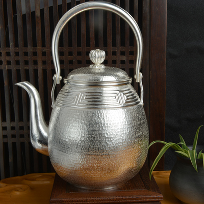 寸发标亲制银壶约858克