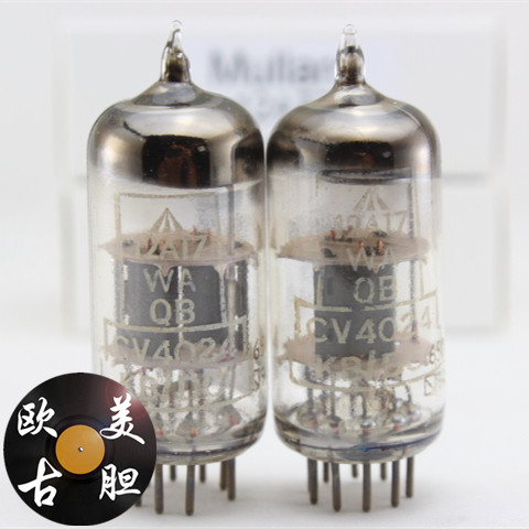 英国大盾mullard12at7ecc816201加强筋铜柱皱玻璃12at7电子管