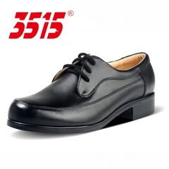 3515强人男士春秋单鞋职业装正装低腰全牛皮皮鞋单位配发正品