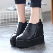 Fall 2015 the new European platform platform platform wedges shoes women shoes shoes shoes students Chao