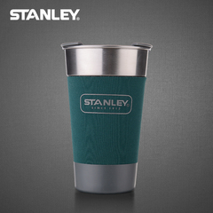 stanley户外啤酒杯不锈钢带杯套水杯创意便携男女士桌面随手杯