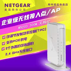 美国网件NETGEAR WN203 802.11N 企业级无线接入点/无线AP