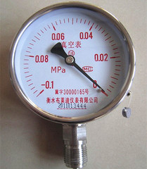 特价正品YZ-100BF全不锈钢真空表防腐耐温不锈钢压力表-0.1~0Mpa