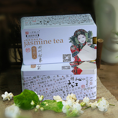 茉莉花茶2016新茶 四川特级浓香型茉莉花春茶叶小袋盒装 一方茶水