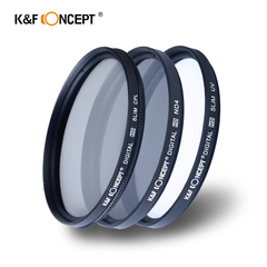 K&F超薄单反滤镜套装UV镜减光镜 偏振镜cpl中灰镜40.5/67/77mm