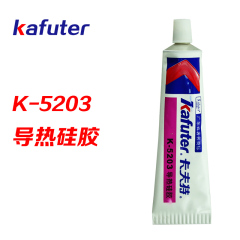 卡夫特 K-5203 有机硅胶导热胶水CPU散热用密封胶白色80g