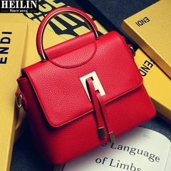 Hey, Linda bag 2016 Spring trend of the new Europe and the simple clamshell packs women's handbags shoulder Crossbody bag