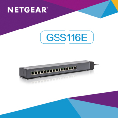 美国网件/NETGEAR GSS116E插排式交换机/千兆网管网络交换机