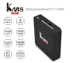 km8 pro s912 2g16g八核蓝牙4k机顶盒安卓盒高清网络播放器tv box