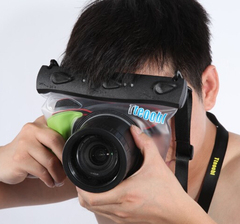 特比乐微单相机防水袋 索尼A5000/NEX-5T/5R/F3/水下高清防水罩套